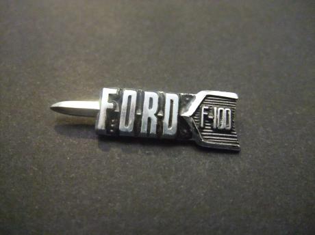 Ford f -100 pick-up trucks zilverkleurig